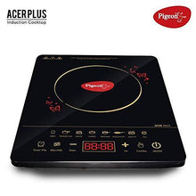 Load image into Gallery viewer, Pigeon by Stovekraft ABS plastic Acer Plus Induction Stove,cooktop,chula of 1800 watts with Feather touch control,8 preset menu and automatic shut off.A smart electric stove for your own kitchen,Black - Home Decor Lo