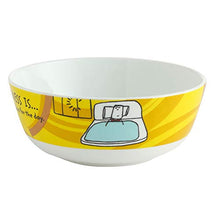 Load image into Gallery viewer, Clay Craft Ceramic Happiness is Snack/Cereal Bowl, Multicolour, Set of 4 - Home Decor Lo