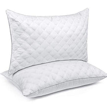 Load image into Gallery viewer, Bed Pillows for Sleeping(2-Pack) Luxury Hotel Collection Gel Pillow Good for Side and Back Sleeper & Hypoallergenic-Queen Size - Home Decor Lo