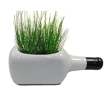 Load image into Gallery viewer, India Meets India Ceramic Flower Vase (White_8X3 Inch) - Home Decor Lo