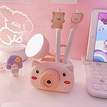 Load image into Gallery viewer, Goel HANDICRAFTS Rechargeable LED Touch On/Off Switch Desk Lamp Children Eye Protection Student Study Reading Dimmer Rechargeable Led Table Lamps USB Charging Touch _ Pack of 1 Multicolor