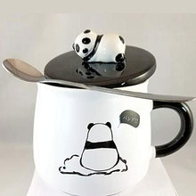 Load image into Gallery viewer, BonZeal 3D Ceramic Shy Fatty Panda Mug Cup Tea Coffee Mug 1 Piece 300ml - Home Decor Lo