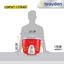 Load image into Gallery viewer, Brayden Rizo 1.5 L Rice Cooker, Crimson Red - Home Decor Lo