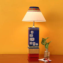 Load image into Gallery viewer, Artysta Wooden Table Lamp Modern Table Lamps Night Lamps Table Lamps for Bedroom for Study Table Home Decoration (Design 3)