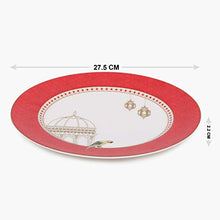 Load image into Gallery viewer, Home Centre Nirvana Dinner Plate - Red - Home Decor Lo