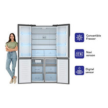 Load image into Gallery viewer, Haier 712 L Inverter Frost-Free Side-by-Side Refrigerator with Twin Inverter Technology (HRB-738BG, Black Glass) - Home Decor Lo