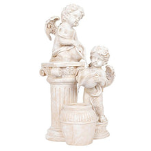 Load image into Gallery viewer, Wonderland Two Angels Fountain, Water Fountain, Waterfall, Water Fall for Home Decor, Garden Decoration, Balcony Decor Made or Resin with Motor - Home Decor Lo