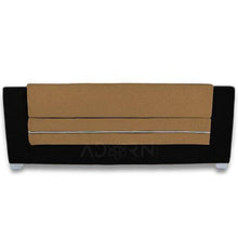 Load image into Gallery viewer, Adorn India Almond Three Seater Sofa Cum Bed (Black and Camel) - Home Decor Lo