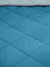 Load image into Gallery viewer, Amazon Brand - Solimo Microfibre Reversible Comforter, Double (Ocean Blue and Mild Blue, 200 GSM) - Home Decor Lo