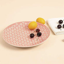Load image into Gallery viewer, Chumbak Sara Ali Khan's Choice Weekend Picnic Pink Dinner Plate - Home Decor Lo