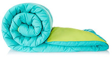Load image into Gallery viewer, Amazon Brand - Solimo Microfiber Reversible Comforter, Double (Aqua Blue & Olive Green, 200 GSM) - Home Decor Lo