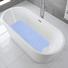 Load image into Gallery viewer, VINGTOS SALES Anti-slip Bathroom Floor Mat (Light Blue, Silicone, 100 X 40 cm). - Home Decor Lo