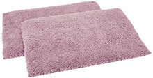 Load image into Gallery viewer, Amazon Brand - Solimo Premium Anti-Slip Microfibre Bathmat - 60cm x 40cm, Dusty Lilac, Pack of 2 - Home Decor Lo