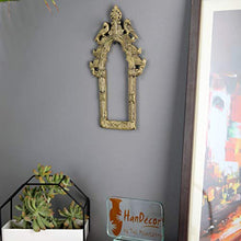 Load image into Gallery viewer, Two Moustaches Vintage Twin Peacock Temple Brass Prabhavali Wall Hanging (Pack of 1) - Home Decor Lo