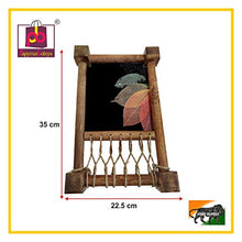 Load image into Gallery viewer, PapyrusBolsys - Wooden Khatiya Platter Printed - Design 002 - Set of 4 Pcs. - Multicolor - Home Decor Lo