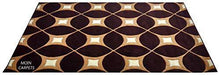 Load image into Gallery viewer, Moin Carpets Geometric Design Acrylic Wool Soft and Thick Carpet/Rug, 6 x 8 feet Carpet for Living Room/Home, (180 x 235 cms) Brown - Home Decor Lo