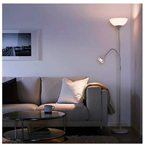Ikea Floor uplighter/Reading lamp, White – Home Decor Lo