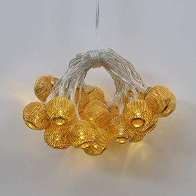 Home Centre Serena Mesh Ball String Light with Adapter - Home Decor Lo