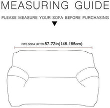 Load image into Gallery viewer, House of Quirk Universal Sofa Cover Big Elasticity Cover for Couch Flexible Stretch Sofa Slipcover (Black Flower, Double Seater 145-185 cm) - Home Decor Lo