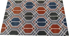 Load image into Gallery viewer, Regal Carpet Embossed Carved Handmade Tuffted Woollen Thick Geometrical Carpet for Living Room Bedroom Home Size 5 x 8 feet (150X240 cm) Charchole Grey Multi - Home Decor Lo