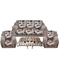 Load image into Gallery viewer, Kk Home Store Decor Diwan Set of 8 Pieces Combo with Sofa Covers for Living Room 5 Seater and Center Table Cover, Multicolour,Kushan Cover,tabeb Cover, Sofa Cover,Curtain - Home Decor Lo