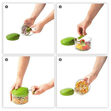 Load image into Gallery viewer, Kuhn Rikon Pull Chop, 2 Cup Food Chopper, Green - Home Decor Lo