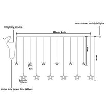 Load image into Gallery viewer, Vaku® Star String Lights for Bedroom with 8 Lighting Modes, Waterproof Fairy Lights for Bedroom, Wedding, Party, Christmas Decorations Lights - Home Decor Lo