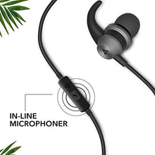 Load image into Gallery viewer, Boult Audio BassBuds X1 in-Ear Wired Earphones with Mic and 10mm Powerful Driver for Extra Bass and HD Sound (Grey) - Home Decor Lo
