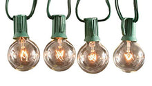 Load image into Gallery viewer, Sival Clear Globe String Lights Set of 25 G40 Bulbs, Perfect for Patio, Gardens, Gazebos, Weddings, Indoor / Outdoor, Christmas lights - Home Decor Lo