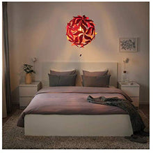 Load image into Gallery viewer, IKEA RAMSELE Pendant lamp, Flower, Dark red, 43 cm (17") - Home Decor Lo