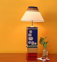 Load image into Gallery viewer, Artysta Wooden Table Lamp Modern Table Lamps Night Lamps Table Lamps for Bedroom for Study Table Home Decoration (Design 3)