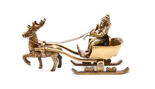 Load image into Gallery viewer, Two Moustaches Brass Santa as Ganesha Showpiece | Home Decor | - Home Decor Lo