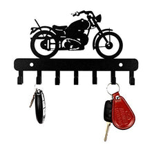 Load image into Gallery viewer, Sehaz Artworks Decorative Metal Wall Hooks for Keys | 7 Hook Bike Wall Rack | Hooks Rack/Holder for Kitchen Utensil | Wall Mounted Key Holder Key Rack Key Hanger | Bathroom Towel Hooks | Hat Rack - Home Decor Lo