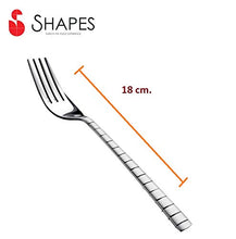Load image into Gallery viewer, Shapes Zack Stainless Steel Dinner Fork, Set of 12 Pcs. - Home Decor Lo