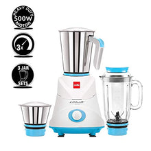 Load image into Gallery viewer, Cello Grind N Mix Ertiga 500-Watt Juicer Mixer Grinder with 3 Jars (Blue) - Home Decor Lo