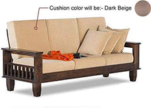 Load image into Gallery viewer, Strata Furniture Solid Rosewood and Sheesham Wood Sofa Set (Walnut Brown) - Home Decor Lo