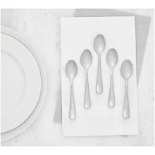 Load image into Gallery viewer, AmazonBasics Cutlery Stainless Steel Coffee Spoon with Round Edge, Pack of 12 - Home Decor Lo