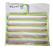 Load image into Gallery viewer, INOVERA (LABEL) 5 Layer Pants Clothes Hanger Wardrobe Storage Organiser Rack (Set of 6), 32l x 1b x 33h cm (Assorted Colour) - Home Decor Lo