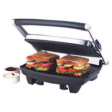 Load image into Gallery viewer, Borosil Jumbo 1000-Watt Grill Sandwich Maker (Black) - Home Decor Lo