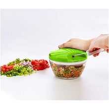 Load image into Gallery viewer, Amazon Brand - Solimo 500 ml Large Vegetable Chopper with 3 Blades, Green - Home Decor Lo