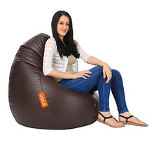 Load image into Gallery viewer, ORKA Classic XXXL with Footstool Bean Bag Cover Without Beans - Brown - Home Decor Lo