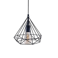 Load image into Gallery viewer, GreyWings Metal Diamond Cadge Hanging Light Pendant Lamp, with Filament Bulb - Home Decor Lo