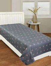 Load image into Gallery viewer, BADOTI Glace Cotton Printed 1 Single Bedsheet with 1 Pillow Cover-Grey - Home Decor Lo