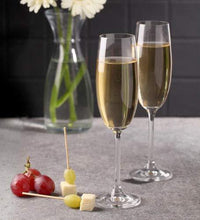 Load image into Gallery viewer, AARYA OPERIA Transparent Red Wine Glass (Set of 2, 165ML) - Home Decor Lo