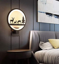 Load image into Gallery viewer, Smartway ® -15W Wall Led Lamp Round 3 Deer (Warm White) - Home Decor Lo