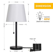 Load image into Gallery viewer, HAITRAL Plastic Table Lamp, Set of 2