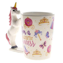 Load image into Gallery viewer, BonZeal 3D Ceramic Majestic Princess Unicorn Horse Mug Coffee Tea Mug 1 Piece 350 ml - Home Decor Lo