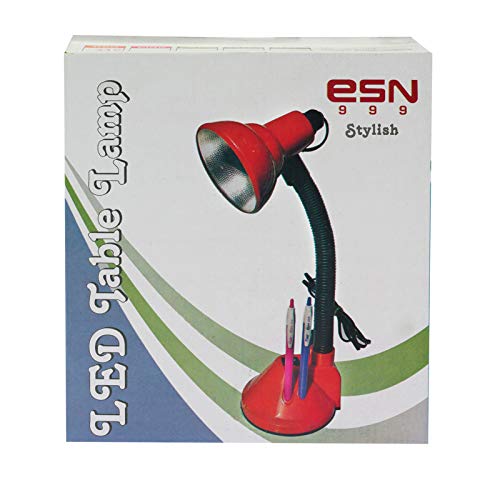 ESN 999 Flexible Electric Table Lamp with Attached Pen Stand for