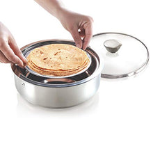 Load image into Gallery viewer, Borosil - Stainless Steel Insulated Roti Server, 1.1 Litres, Silver - Home Decor Lo