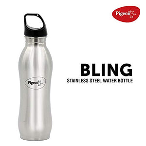 Pigeon By Stovekraft Bling Stainless Steel 750 ml Water Bottle- plastic free water bottle for office and school - Home Decor Lo